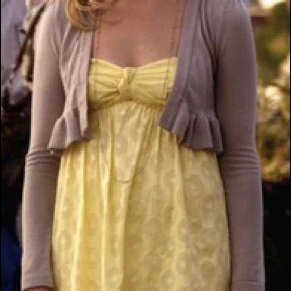 🎉 IDENTIFIED 🎉 Caroline Forbes Ruffled Cardigan - Picture 5 of 6